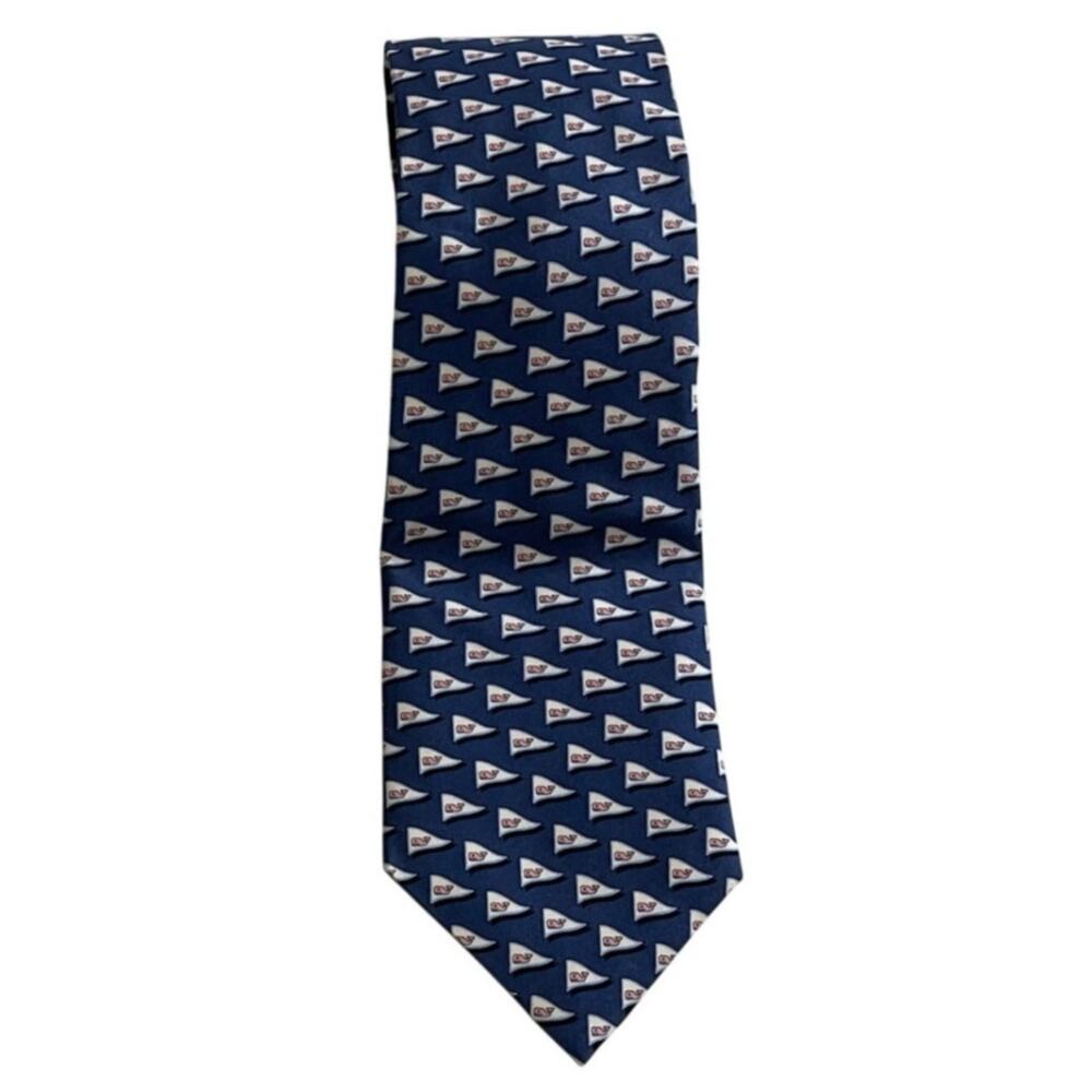 Vineyard‎ Vines Men's Tied To A Cause Sea Splash Whale Logo Silk Tie New